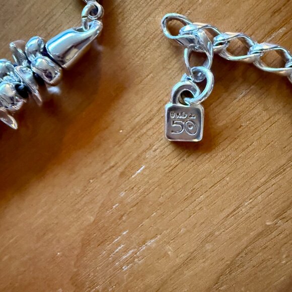 UNO del 50 Charismatic Silver plated necklace - Picture 2 of 8